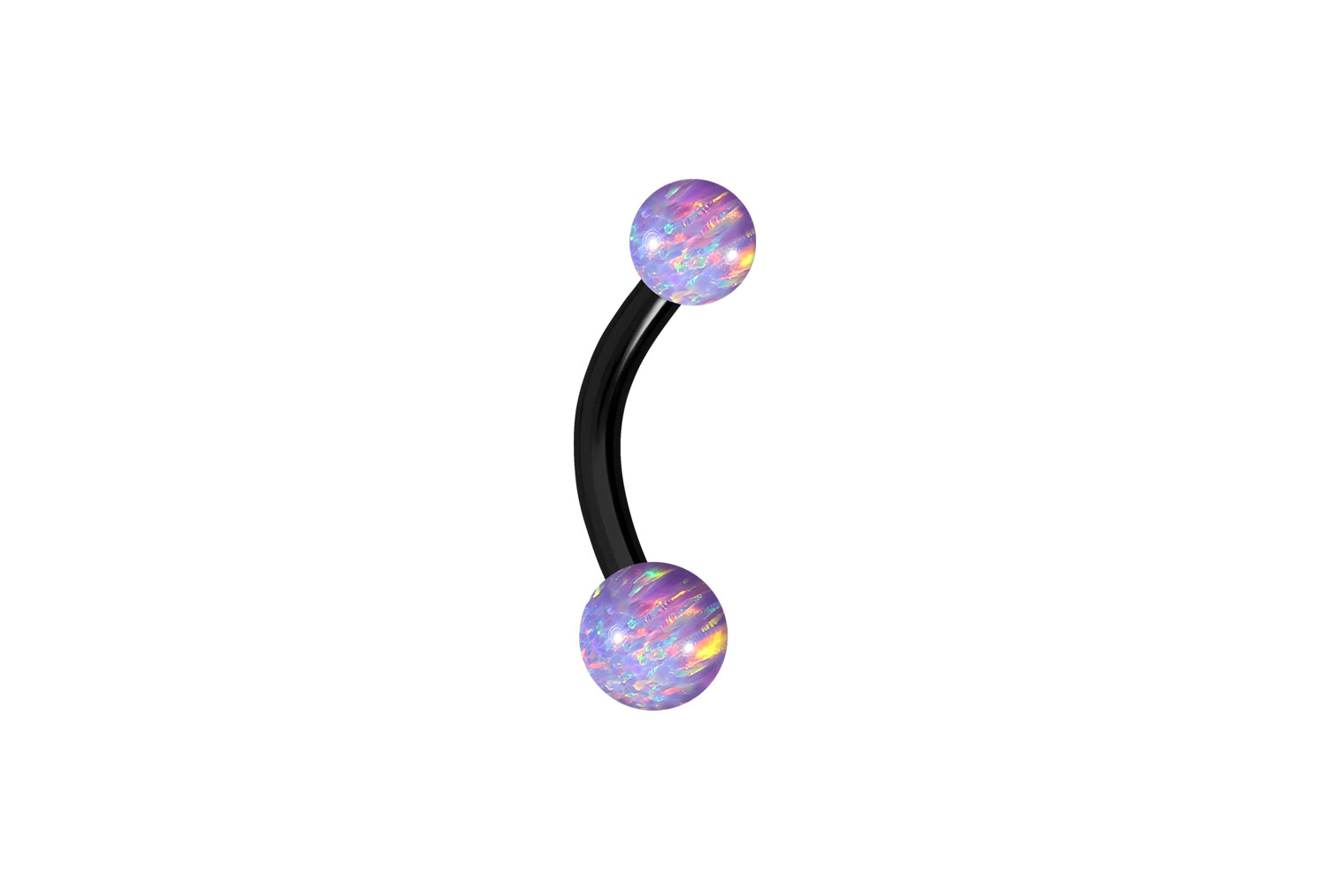 Titan Mini Bananabell Piercing SYNTHETISCHE OPALE